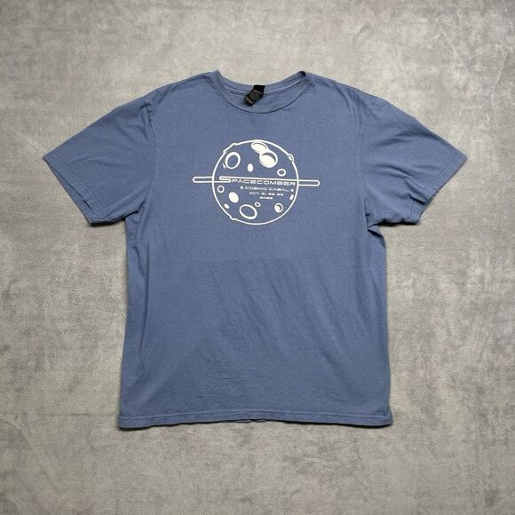 Space‎ Comber Cosmic Cabal 2022 T Shirt Gildan Blue Soft Style Size Medium - Picture 2 of 10